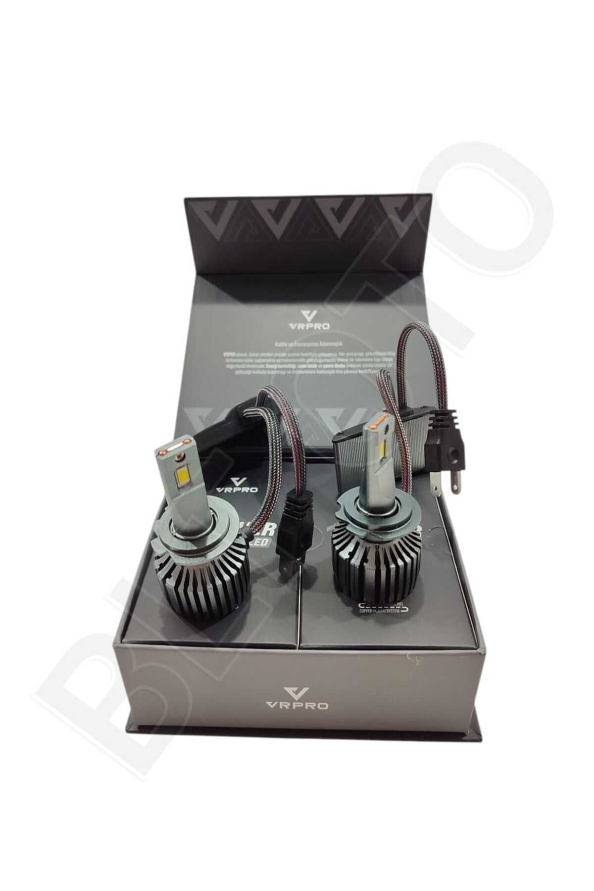 VrPro Vr Pro H7 SILVER LED XENON 18000 LÜMEN ( 12V 24V ) UYUMLU