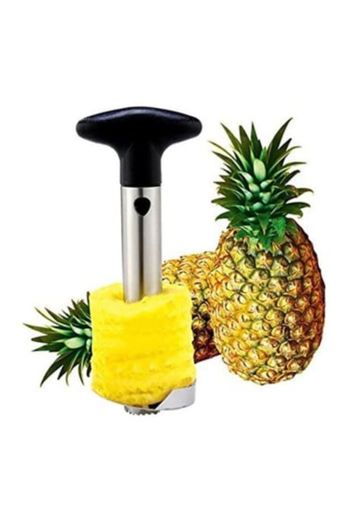 abnturk Paslanmaz Çelik Kolay Ananas Meyve Soyucu