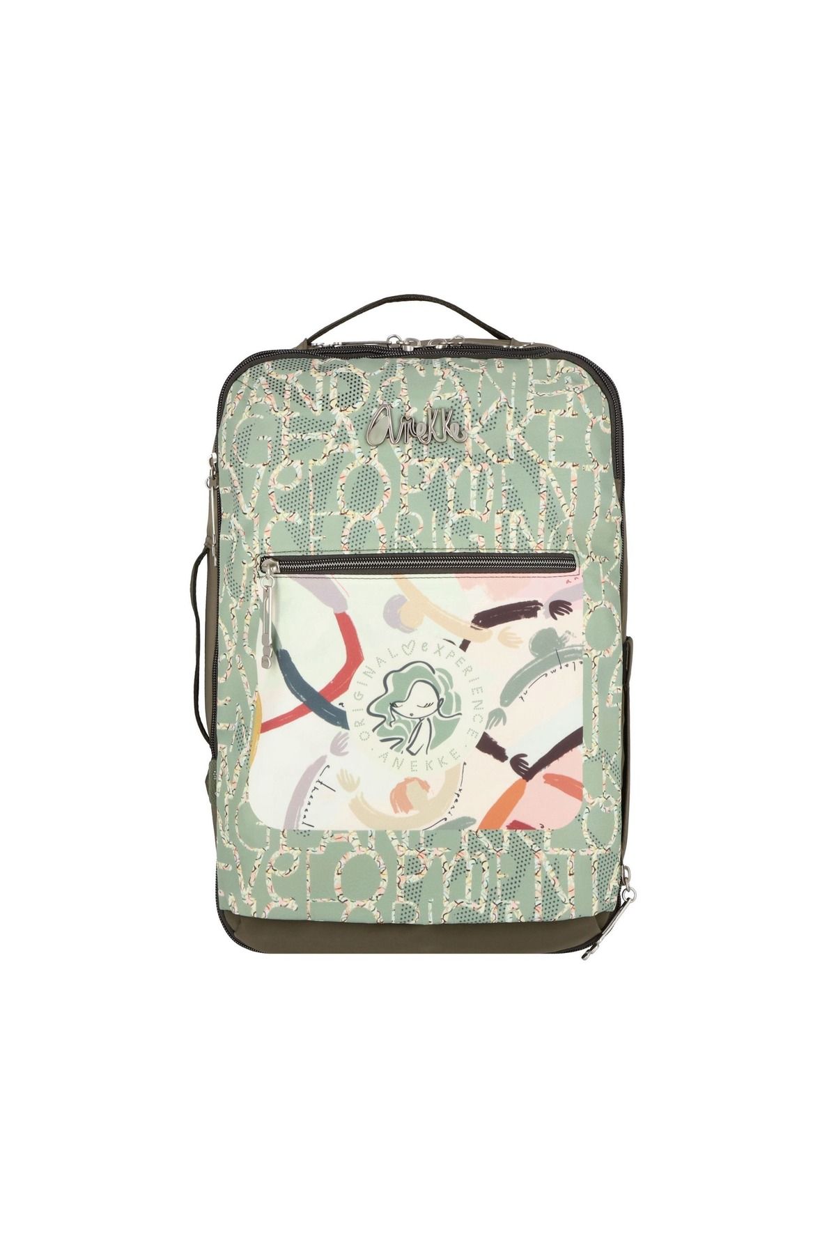 Anekke Viaje Kadın Sırt Çantası 39 cm Laptop Bölmeli, Genişletilebilir ve Trolley Uyumlu