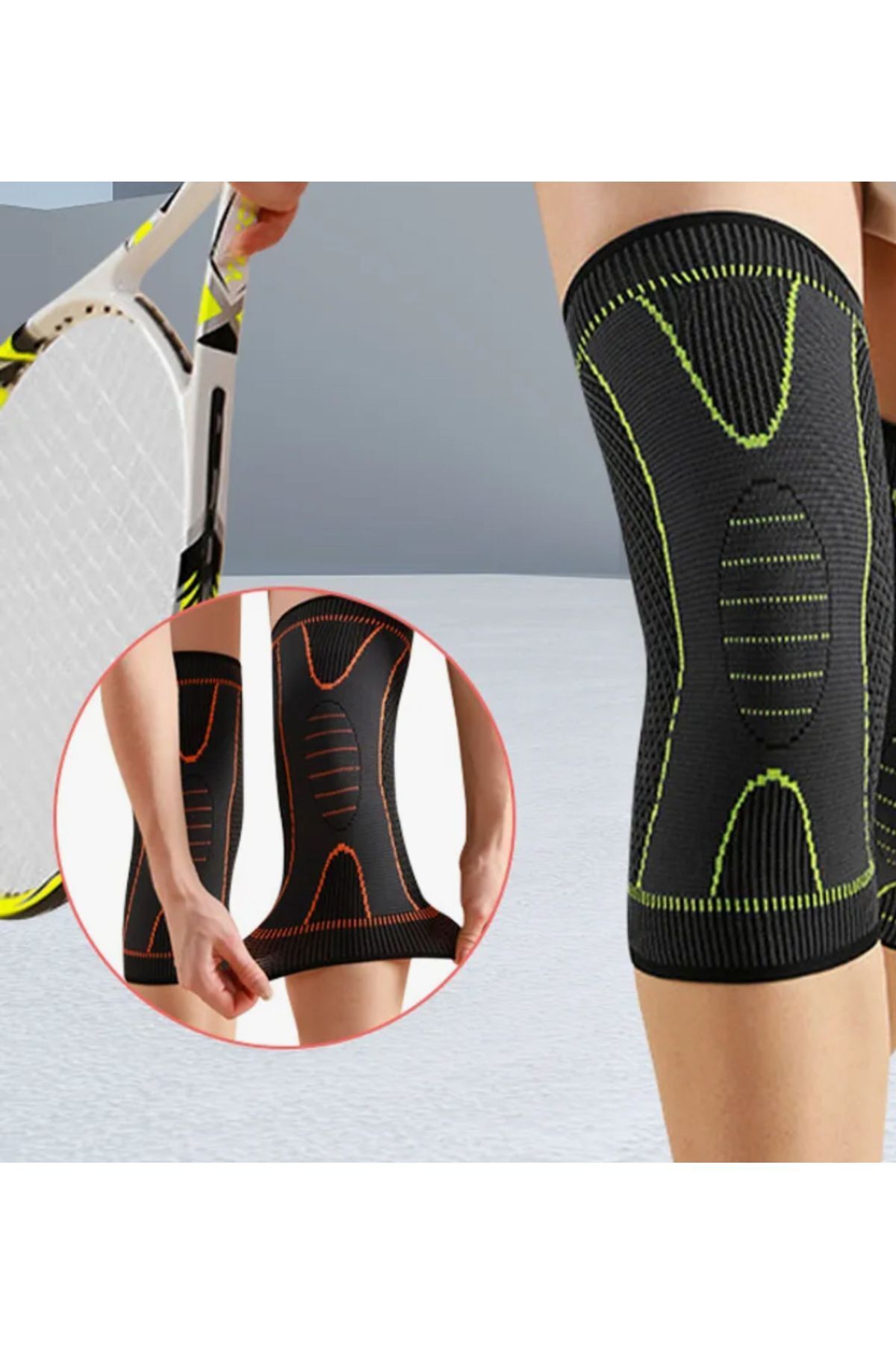 teknotrust Dizlik Neopren Örme Cırtsız (1 ADET) Bütün Sporlara Uygun S-m-l Bedene Uygun.