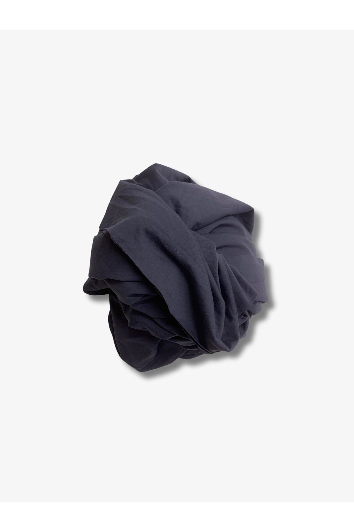 Yiğit Kumaş Dökümlü Esnek Takımlık Polyester Penye Kumaş, Parça 250x150 cm Gri Renk