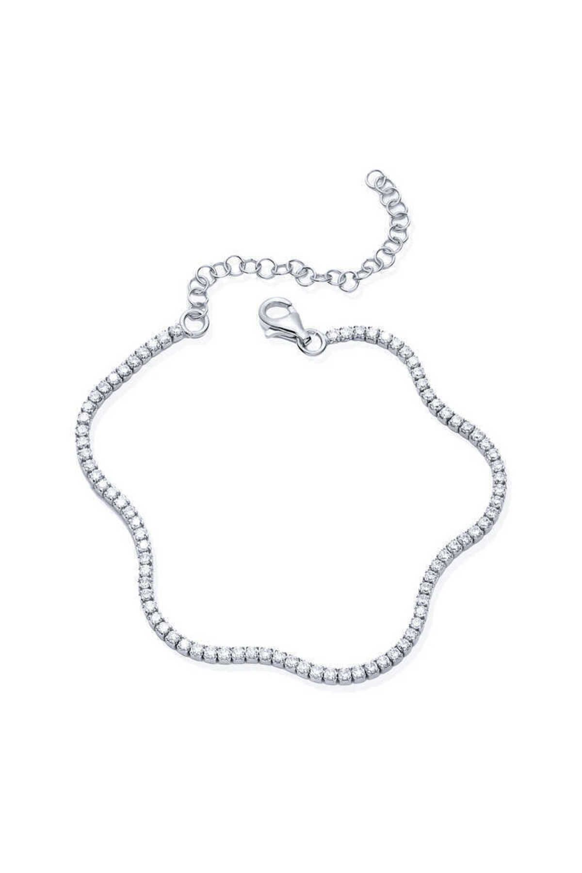 SERRA JEWELS Gümüş 2 mm Su Yolu Kadın Bileklik