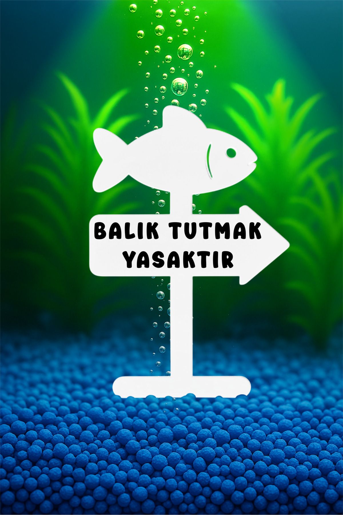 MDİZMİR Akvaryum Dekoru ( Beyaz ) Fanus Dekoru Küçük Akvaryum Mini Akvaryum Dekoru
