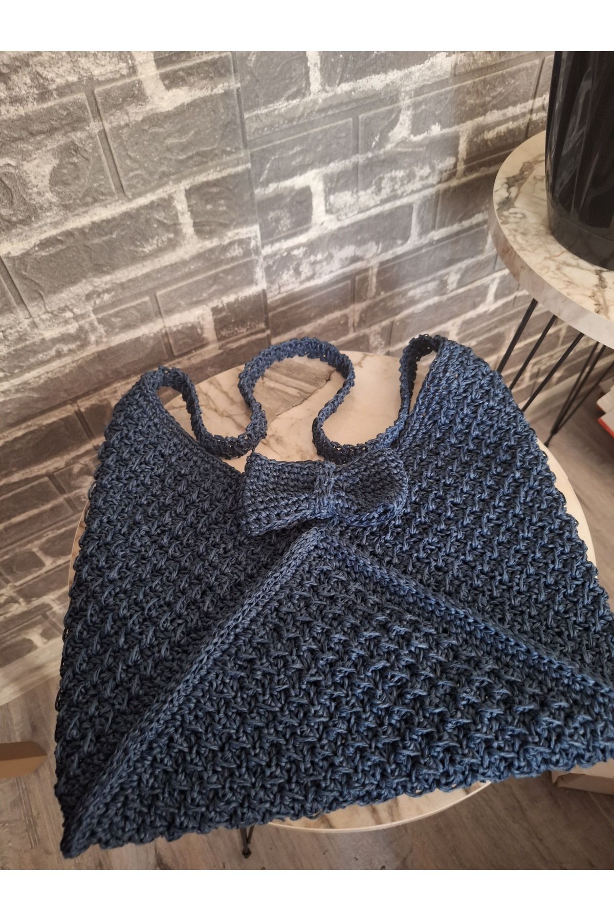 MODA Örgü şık günlük çanta