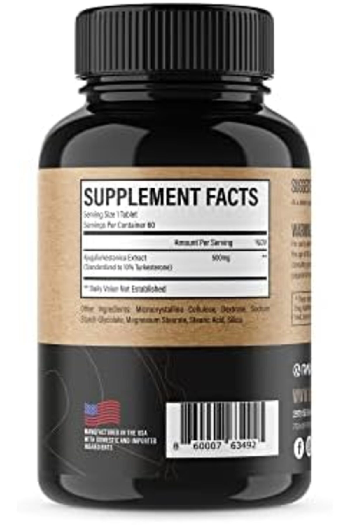 RAW-Turkesterone Supplement Ajuga Turkestanica Extract Standardized to 10% (Highest) | Booster for M 5