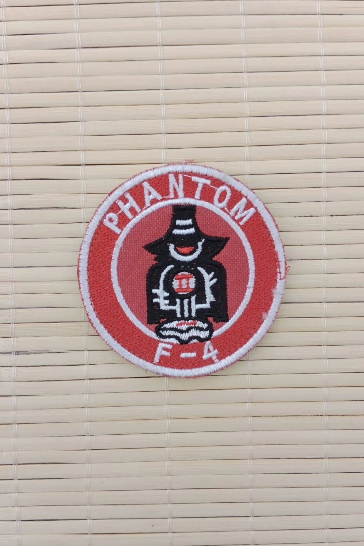 İZMİR ASKERİ MALZEME Phantom F 4 Yazili Nakis islemeli Arma Pec Patch