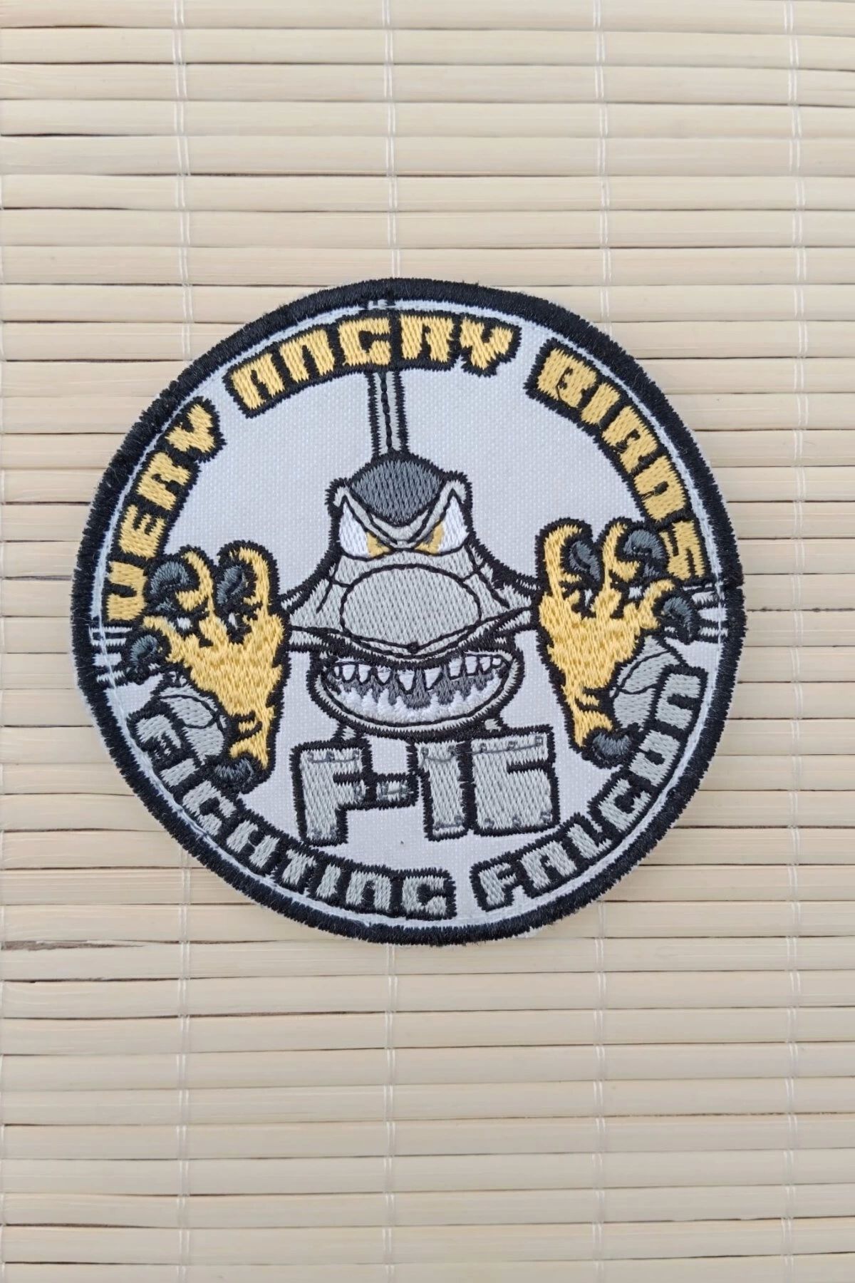 İZMİR ASKERİ MALZEME Very Angry Birds Fichting Falcon Nakis islemeli Arma Pec Patch