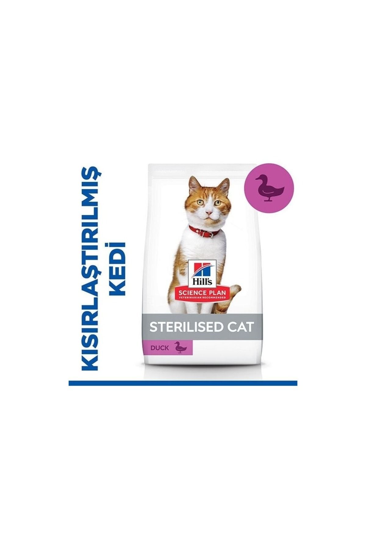Hill's Hills Kısırlaştırılmış Ördekli Yetişkin Kedi Maması 8+2Kg
