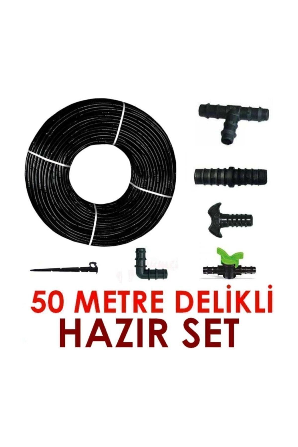 Nehir Grup 50 Metre Kendinden Delikli Damla Sulama Sistemi Ek Parçaları