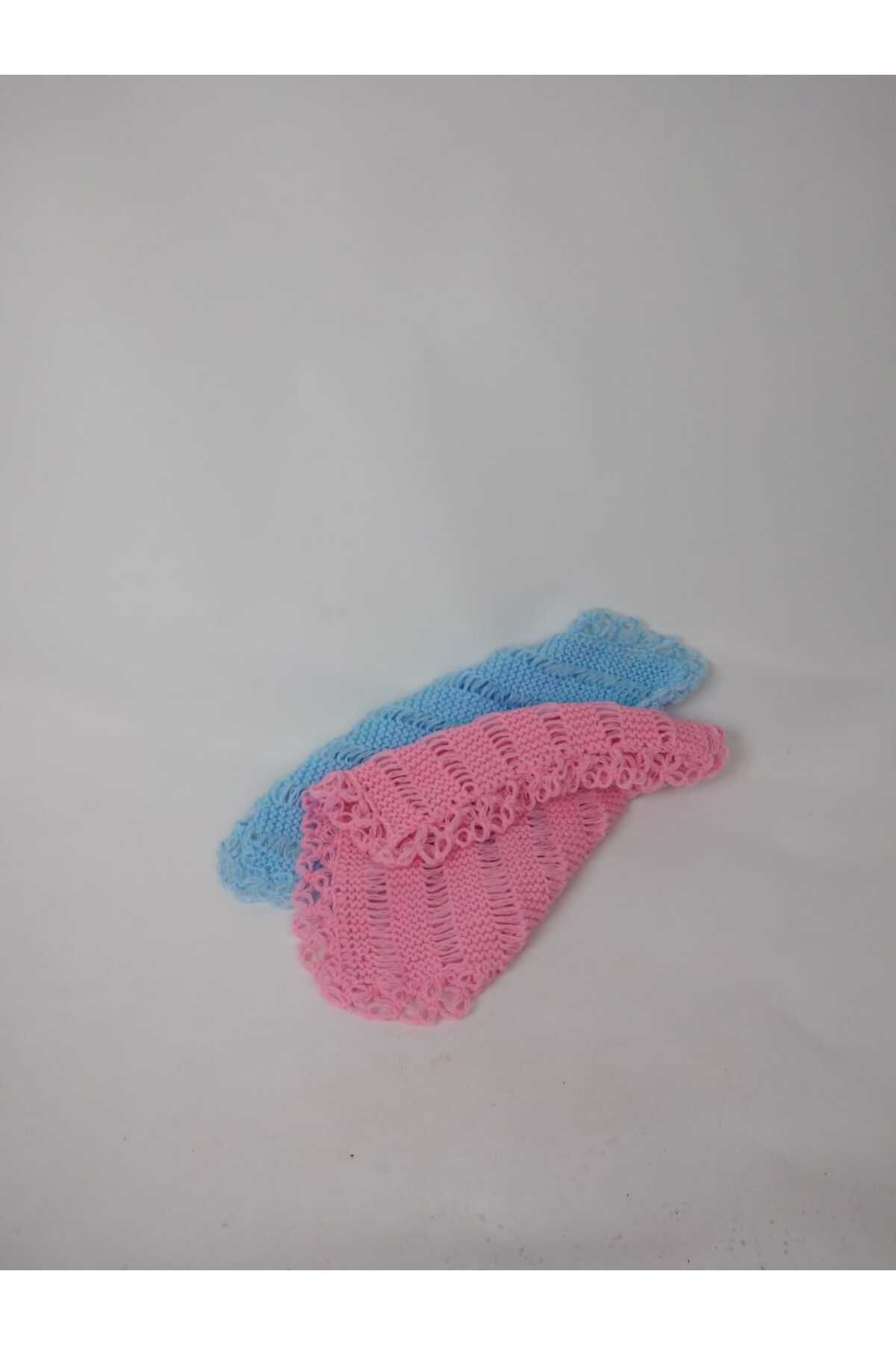 RELYA El Örgüsü Yumuşak 2 Adet Kare Yün Banyo Lifi Hediyelik Çeyizlik Günlük 42 *42 CM % 100 Akrilik