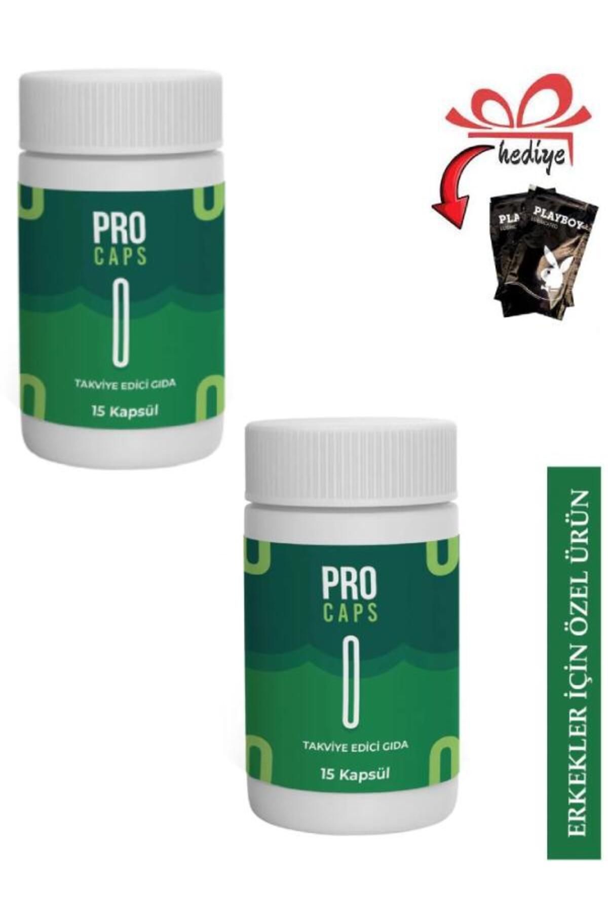 X-One PRO CAPS Erkeklere Özel Güç ve Performans Takviye Edici 15'li X 2 ad. + Kayganlaştırıcı Jelle