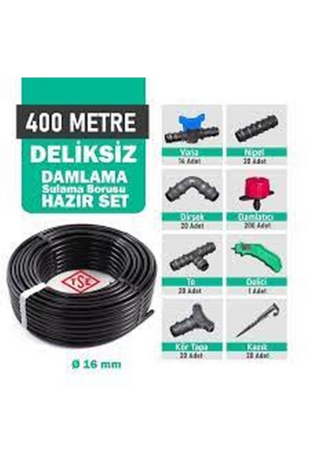 Nehir Grup 400 Metre Deliksiz Düz Damla Sulama Sistemi Ve Ek Parçaları