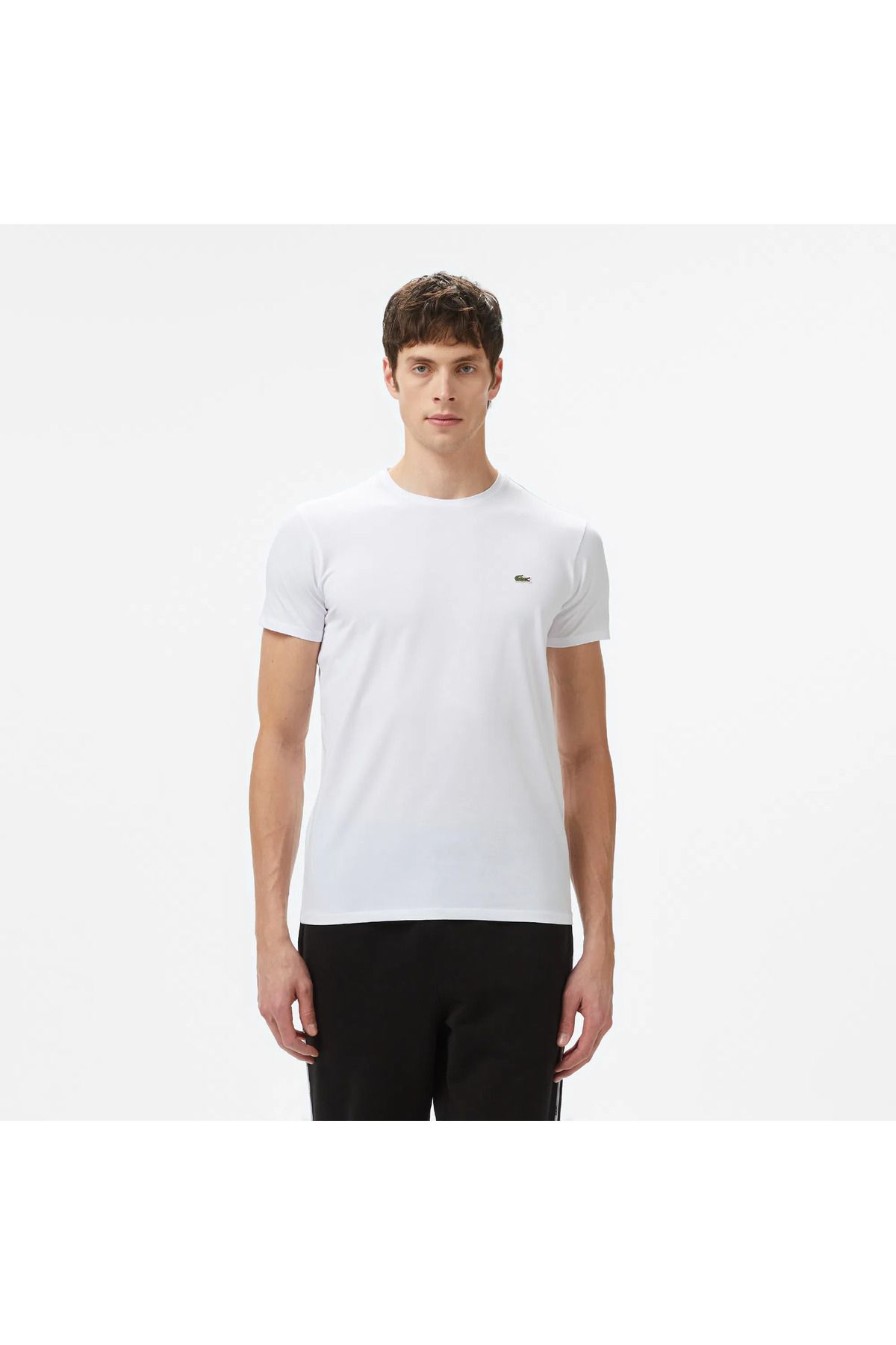 Lacoste Erkek Slim Fit Bisiklet Yaka T-Shirt