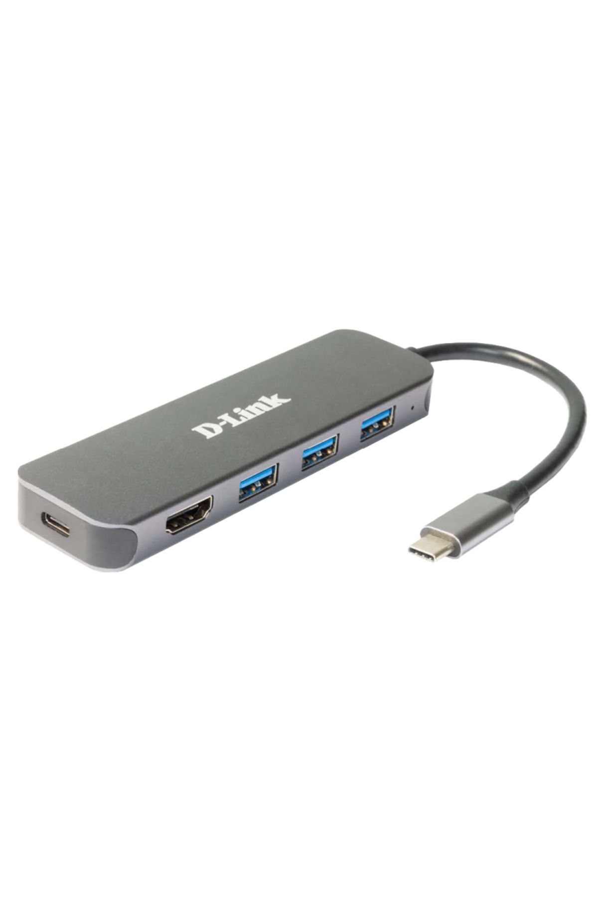 D-Link-DUB-2333 5-in-1 USB-C Hub with HDMI and power delivery, 1* USB-C connector, 1* HDMI Port 1