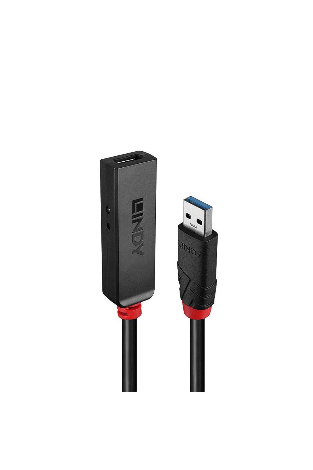 LİNDY-USB 3.0 Active Extension Slim adapter, PVC material, cable length 10m, bandwidth s 1