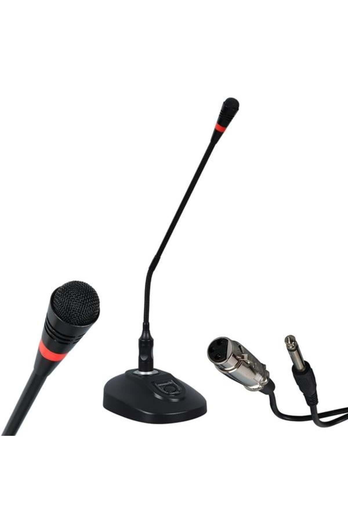 Pazarcan Osawa Osw-555 Kondenser Kürsü Mikrofonu 5 Metre Kablolu 20 Ohm (Bas Konuş)