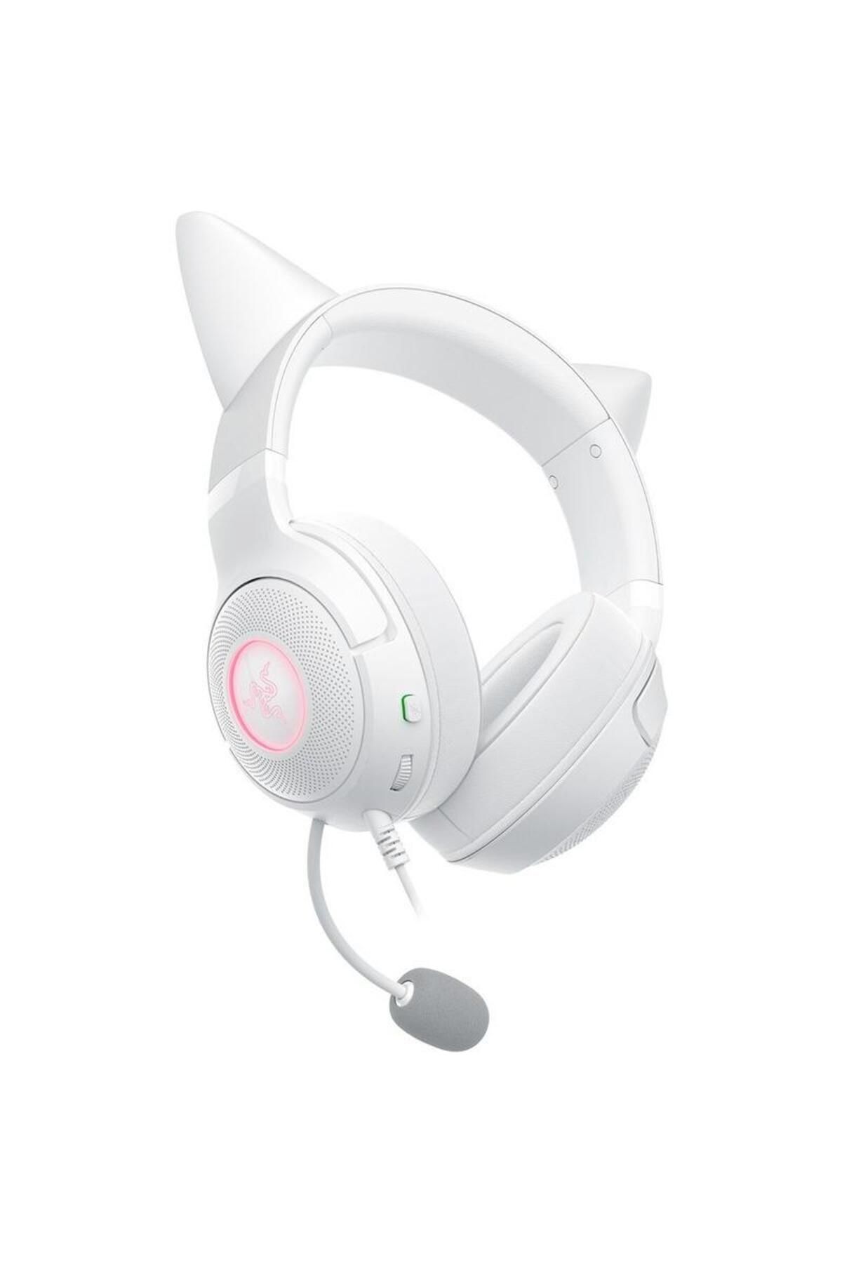 RAZER-Kraken Kitty V2 USB-A headphones, 92.5 dB SPL / mW @ 1kHz sensitivity and micro sensitivity 2