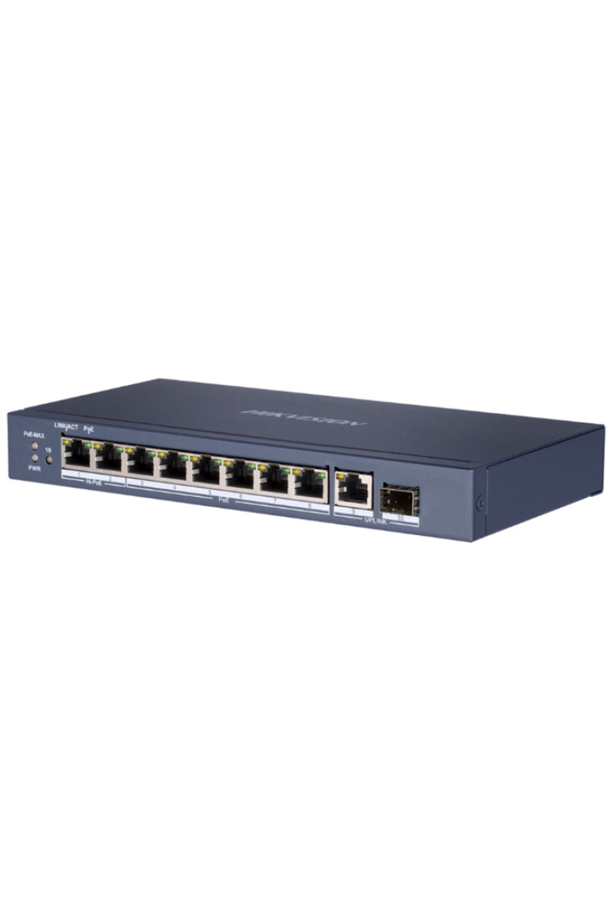 Hikvision-Switch DS-3E0510HP-E, 8-port, PoE 2