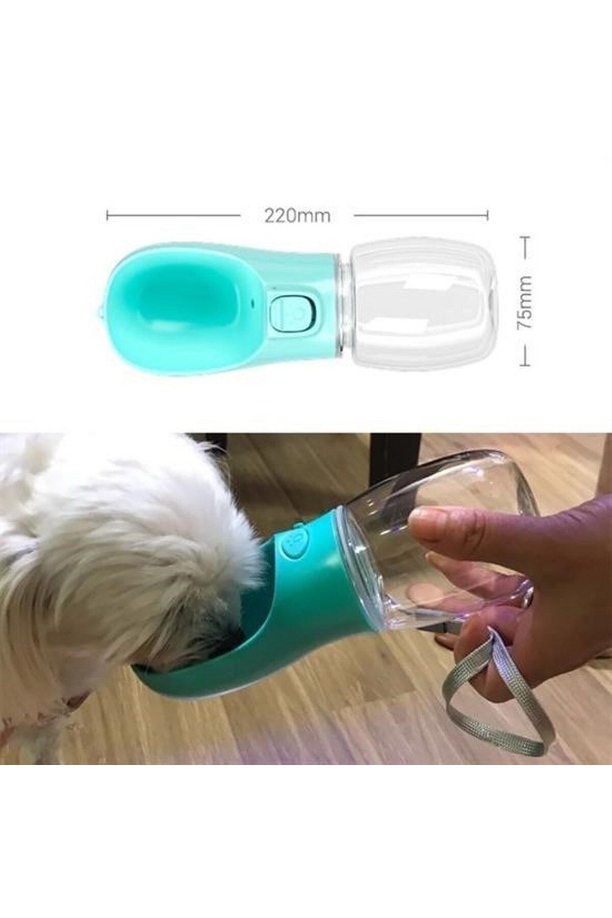 tedaks-350 ml Pet Waterer with Portable Button 5