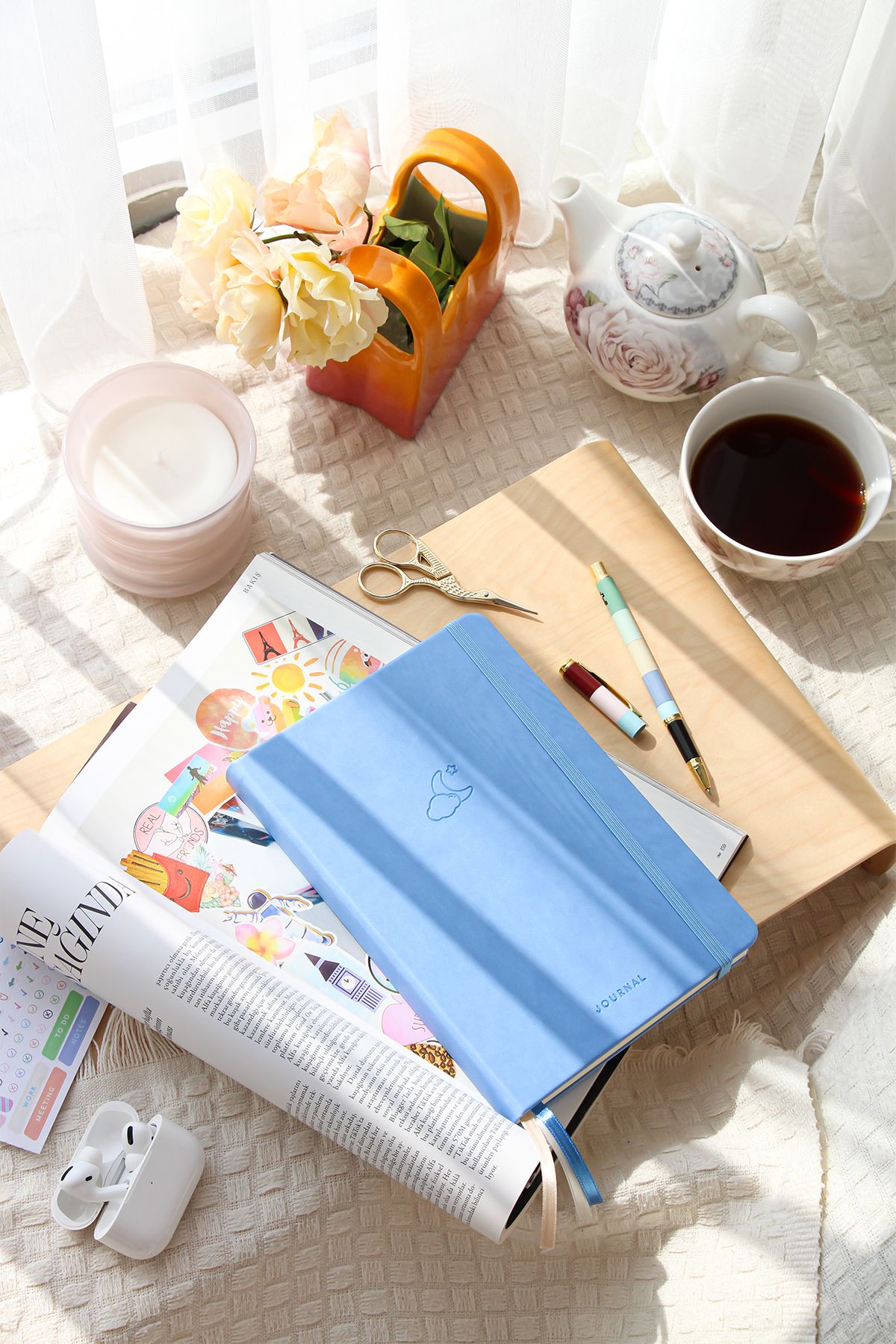 PAPERORA A5 Bullet Journal Noktalı Defter 140 gr. 80 Yaprak Skylight