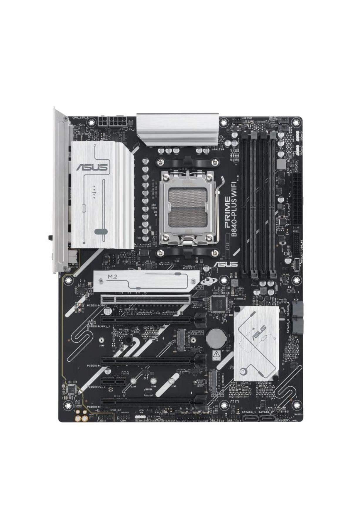ASUS-Placa de Baza PRIME B840 PLUS WIFI AM5, 4x DDR5, 1x DP 1x HDMI, 2x PCIE 4.0 x16, 3x PCIE 3 2