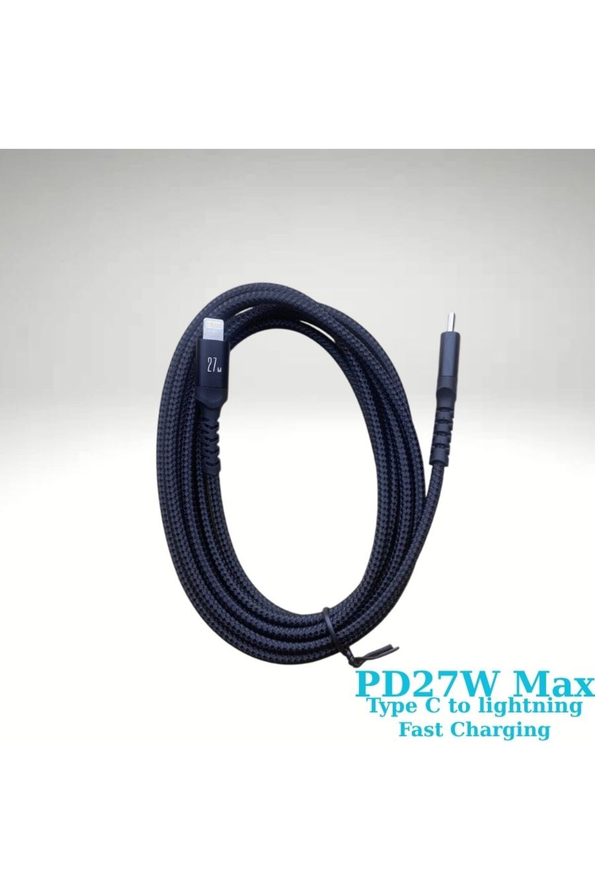 Heemax PD 327W Type-C to Lightning Hızlı Şarj ve Data Kablosu Örgülü Sağlam Şarj Kablosu 2 metre