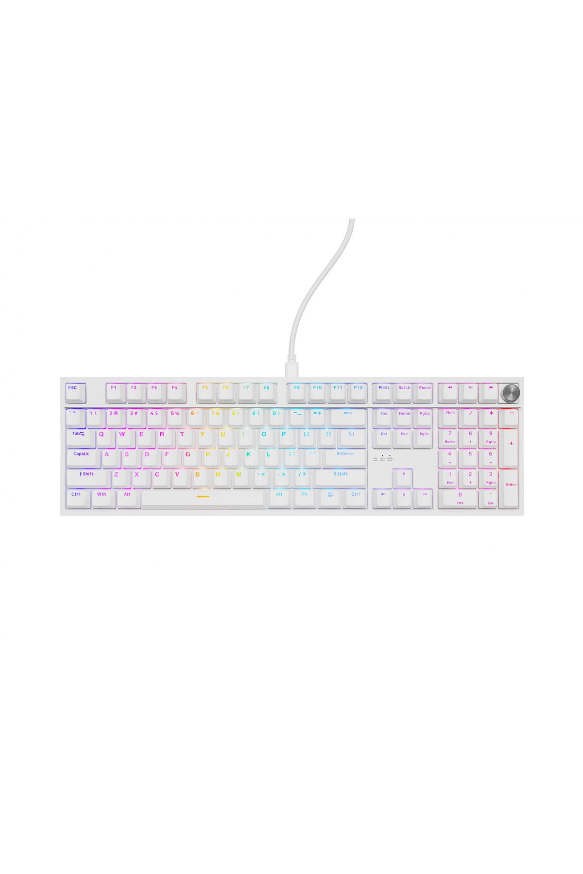Genesis-Thor 404 wired mechanical gaming keyboard, RGB lighting, 107 keys, 11 multi buttons 2