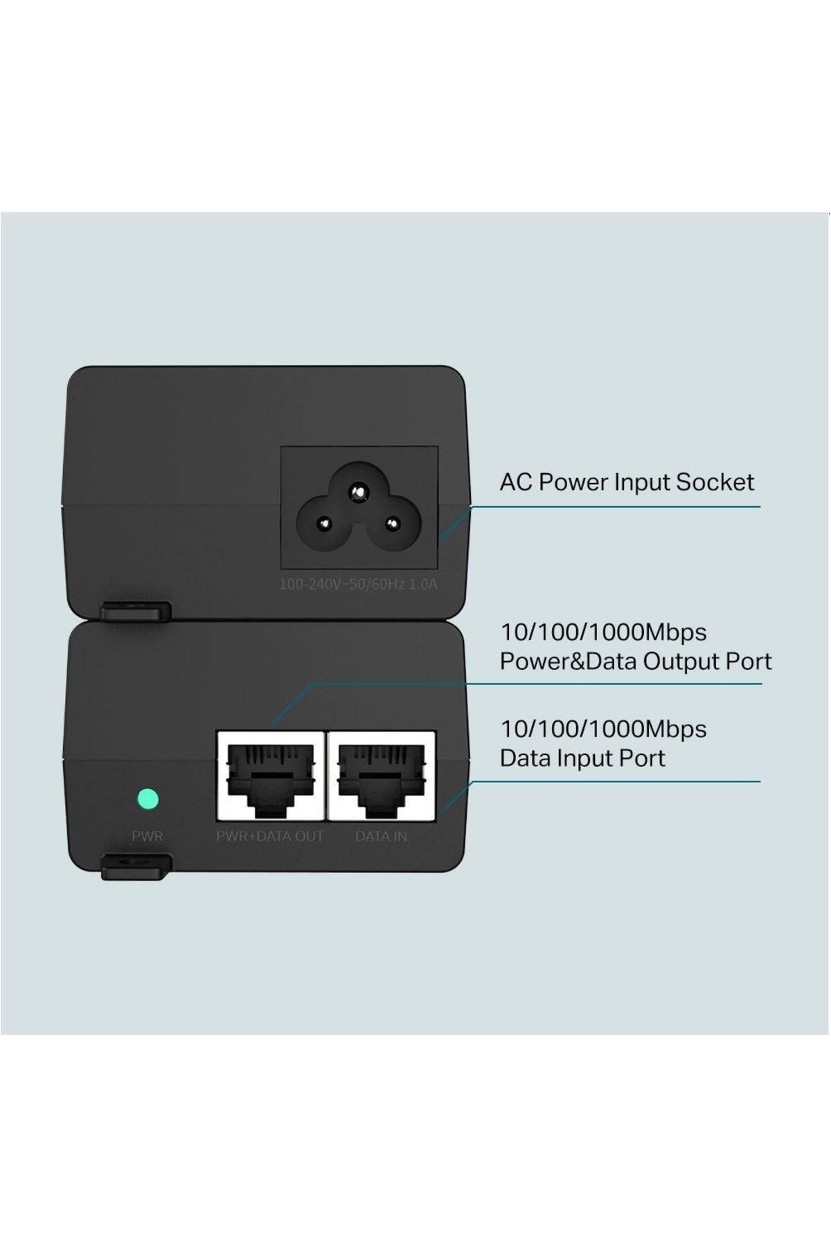 TP-LINK-, PoE+ Injector, TL-POE160S, Standards and protocols: IEEE802.3i, IEEE802.3u, IEEE802.3a 2