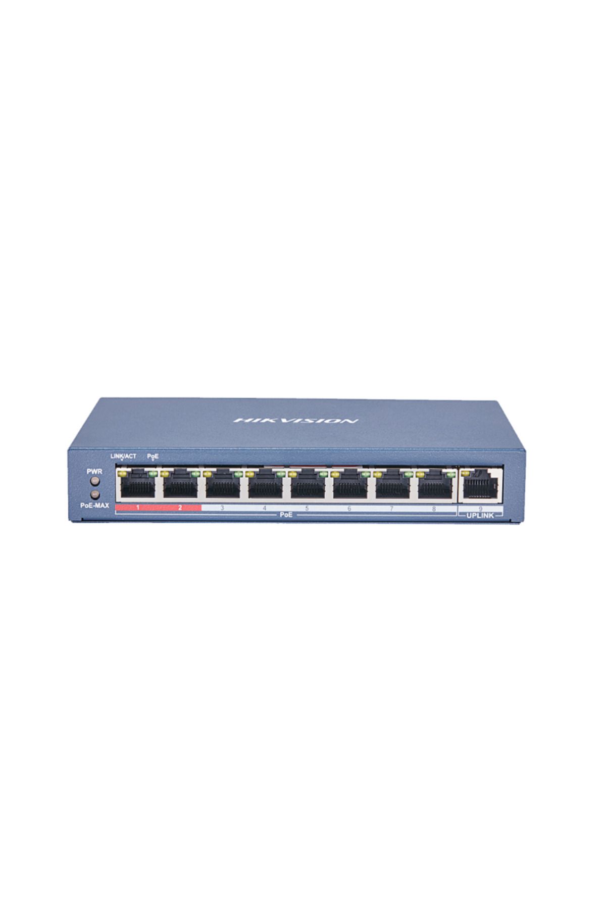 Hikvision-Switch DS-3E0109P-E©, 8-port, PoE 2