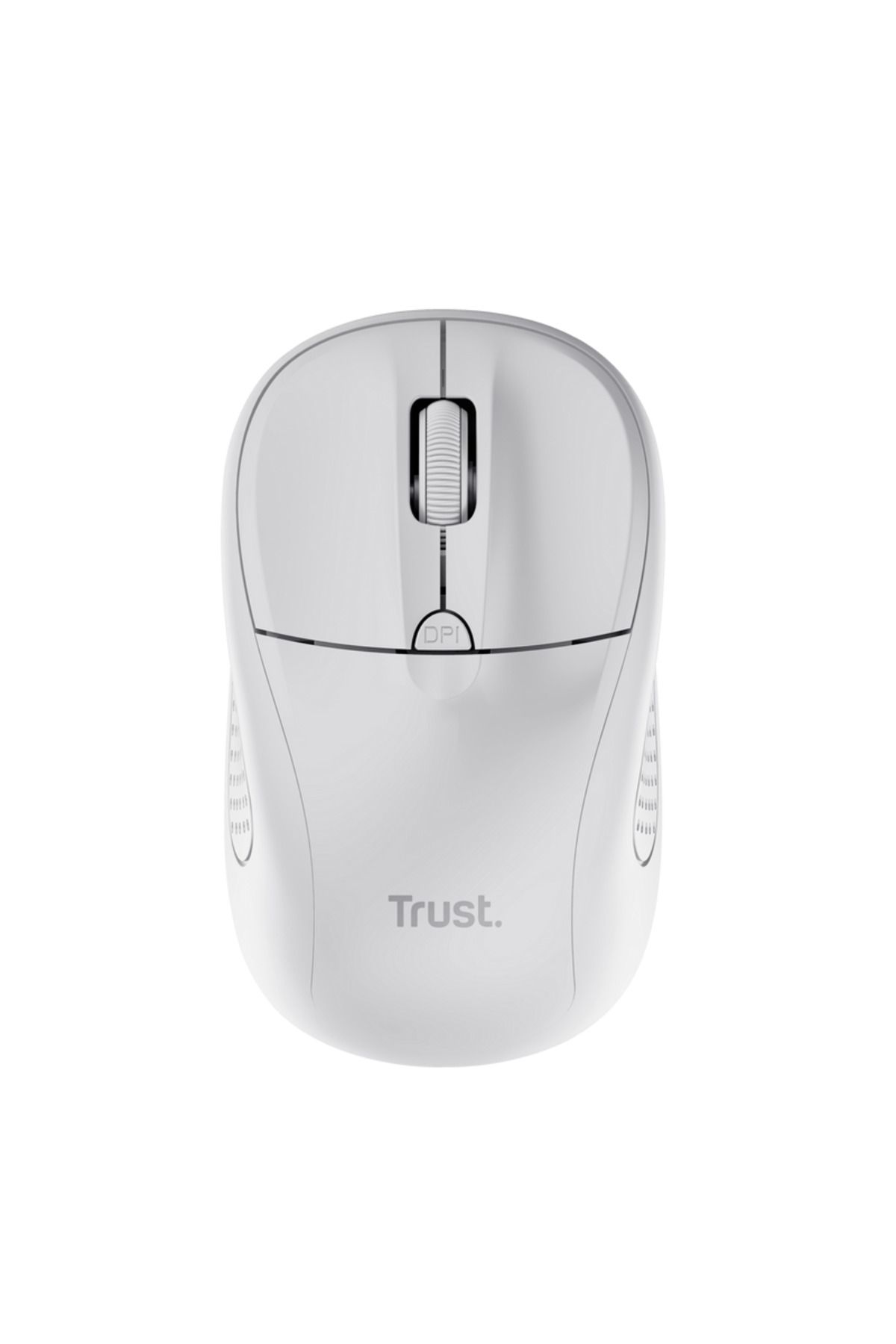 Trust-Wireless Optical Mouse, maximum resolution 1600 DPI, 4 buttons, 2 AAA batteries, white 1