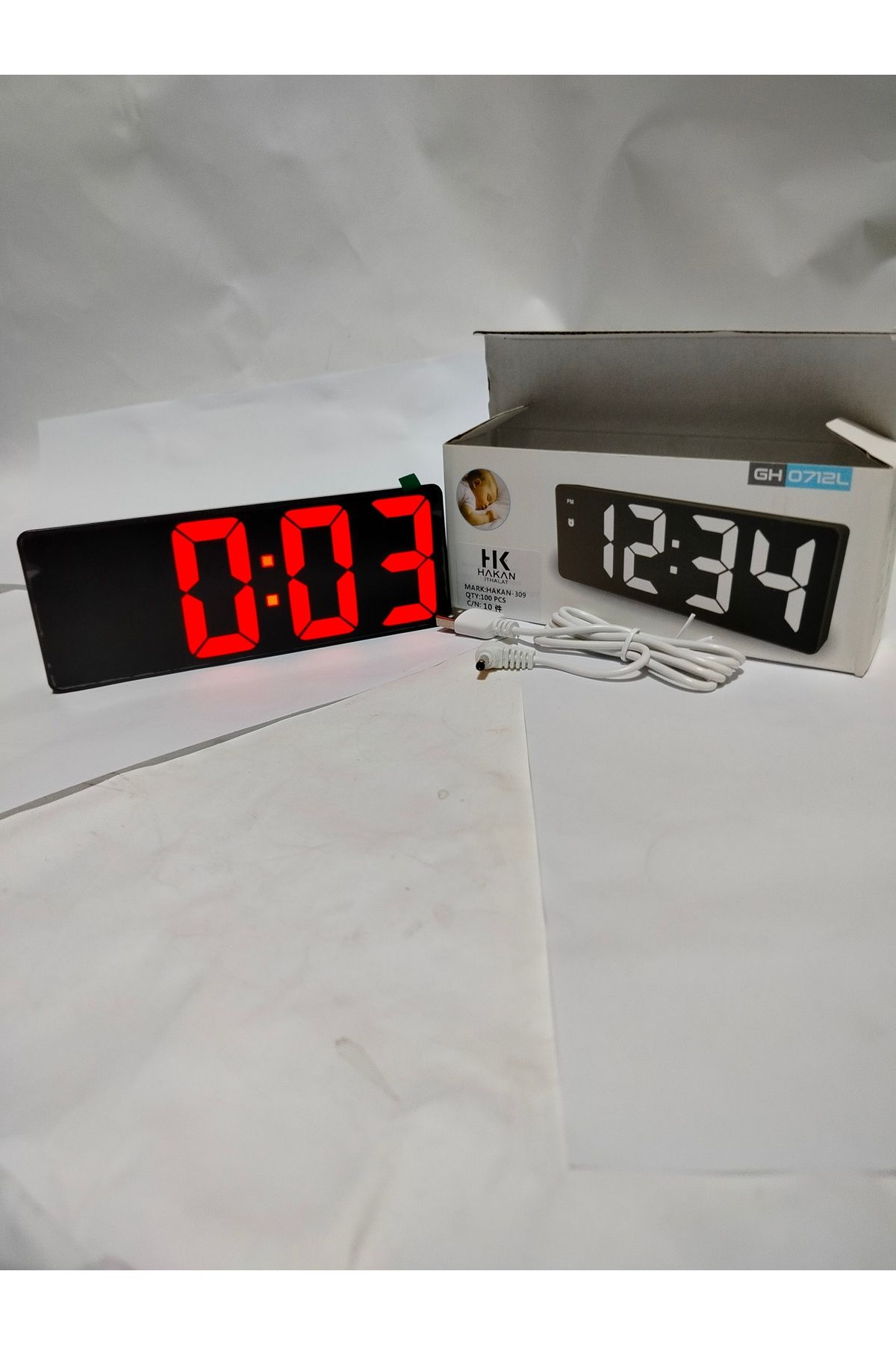 abnturk Dijital alarm masa saati
