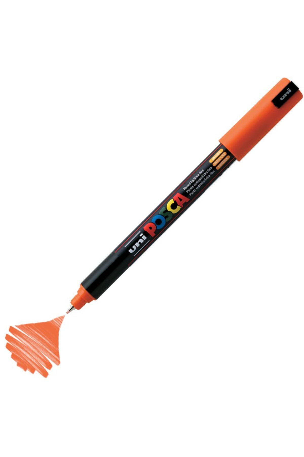 Uni Posca Marker Akrilik Boyama Kalemi PC-1MR Ultra Fine 0.7mm Turuncu