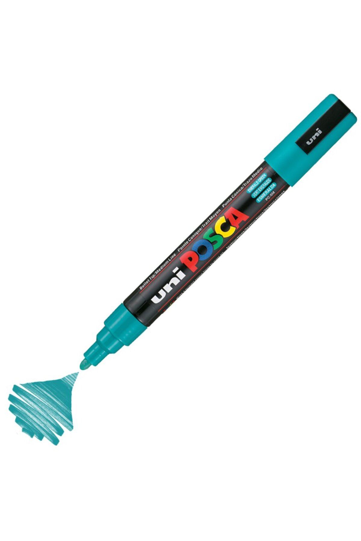 Uni Posca Marker Akrilik Boyama Kalemi PC-5M Medium 1.8-2.5mm Zümrüt Yeşili