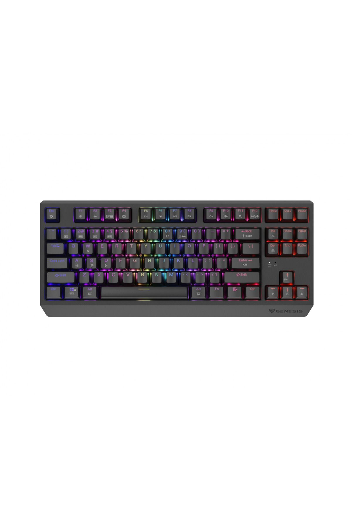 Genesis-Thor 230 TKL wireless mechanical gaming keyboard, RGB lighting, Red switches, 87 keys 2