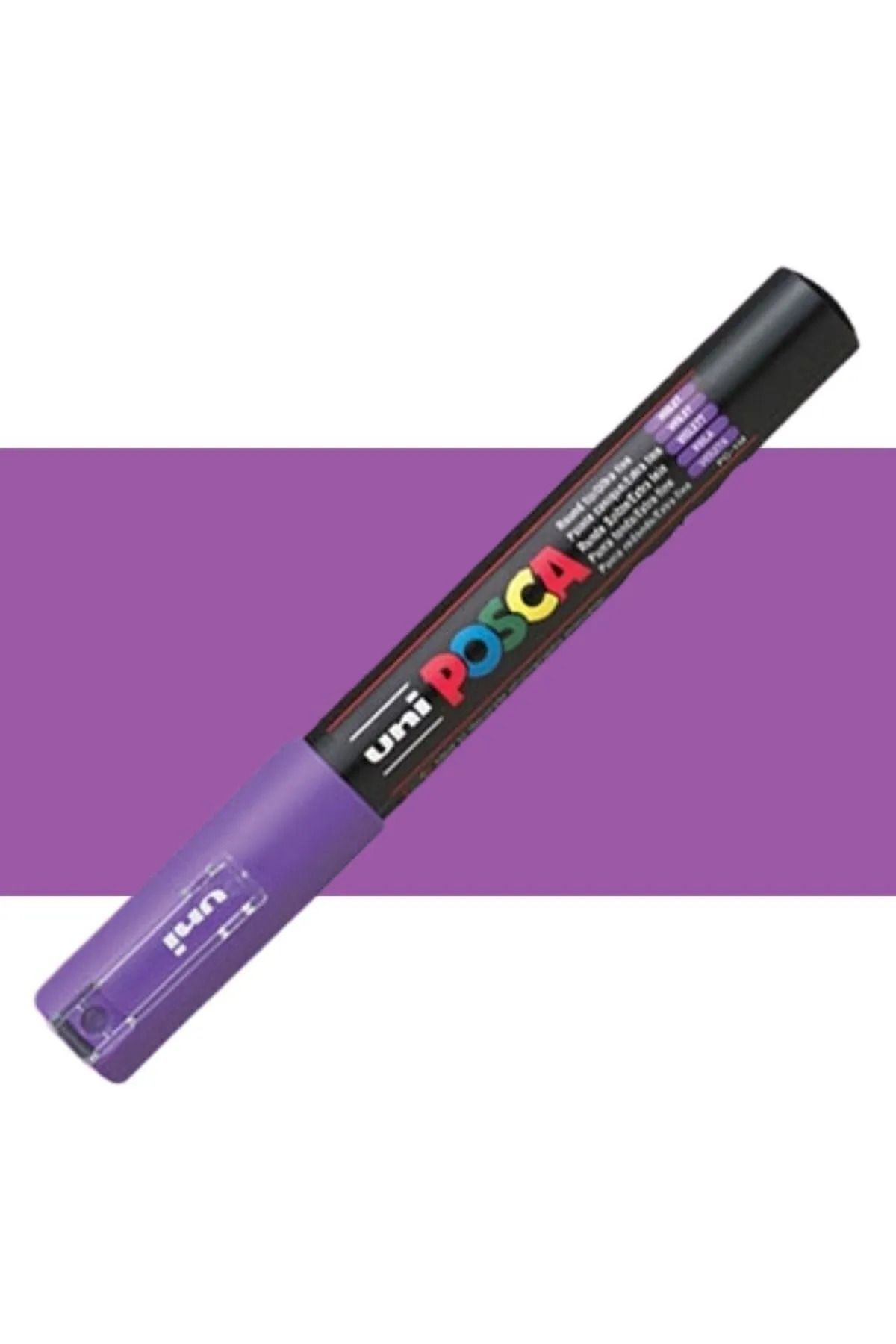 Uni Posca Marker Akrilik Boyama Kalemi PC-1M Extra Fine 0.7mm Mor