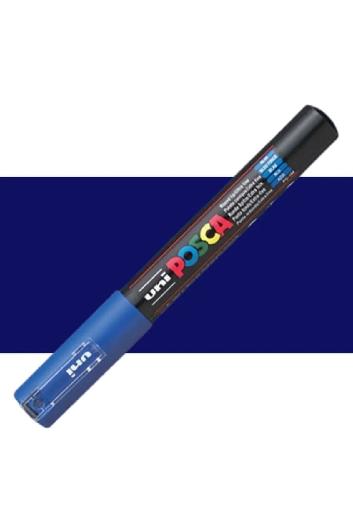 Uni Posca Marker Akrilik Boyama Kalemi PC-1M Extra Fine 0.7mm Mavi