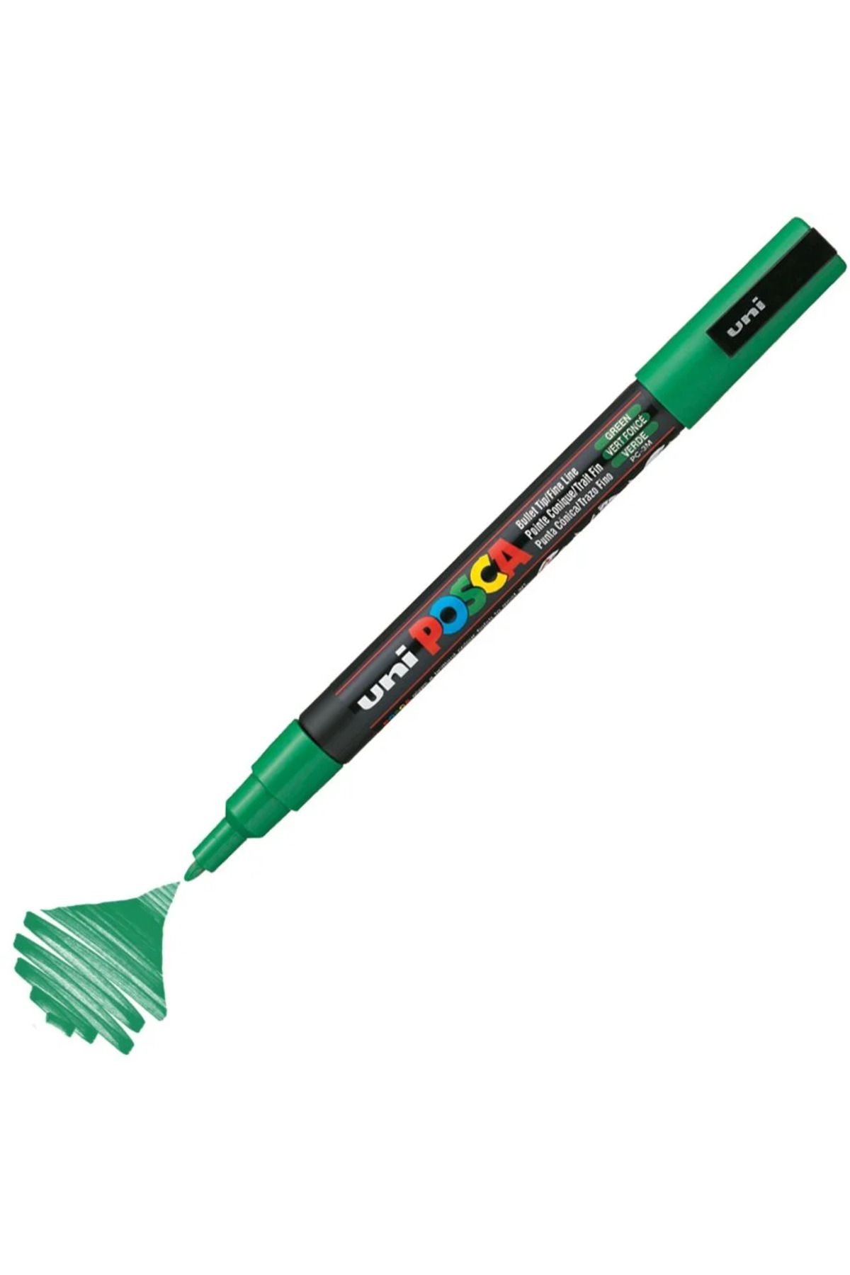 Uni Posca Marker Akrilik Boyama Kalemi PC-3M 0.9-1.3mm Yeşil