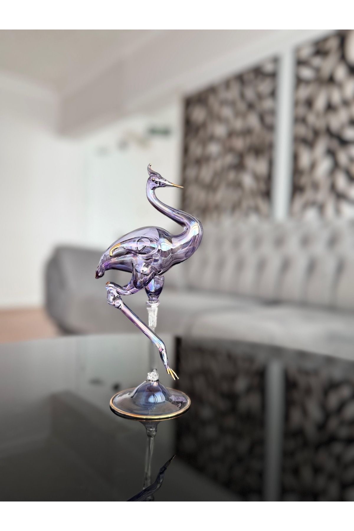 Botanic Aura cam dekor kuğu