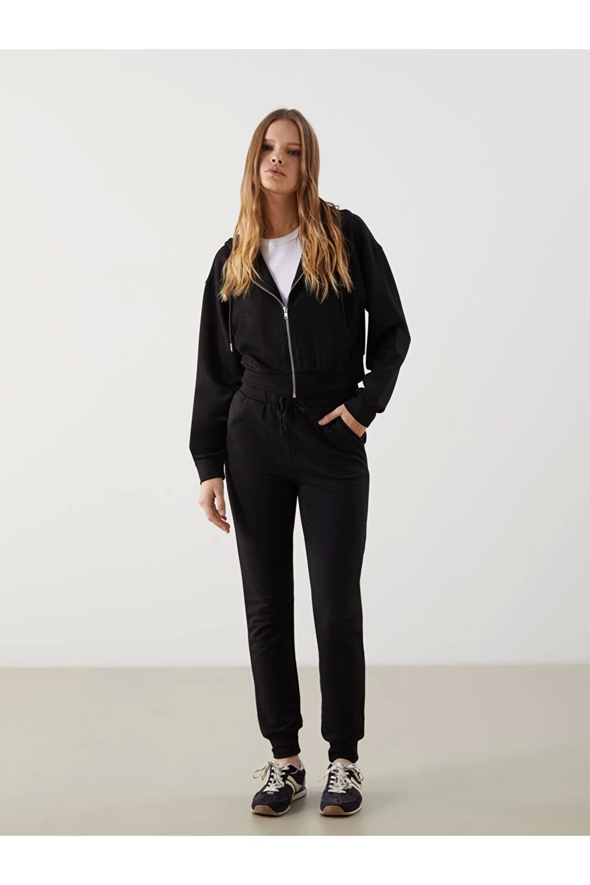 LC Waikiki Yeni Sezon Beli Lastikli Kadin Jogger Esofman Alti - S5GP45Z8