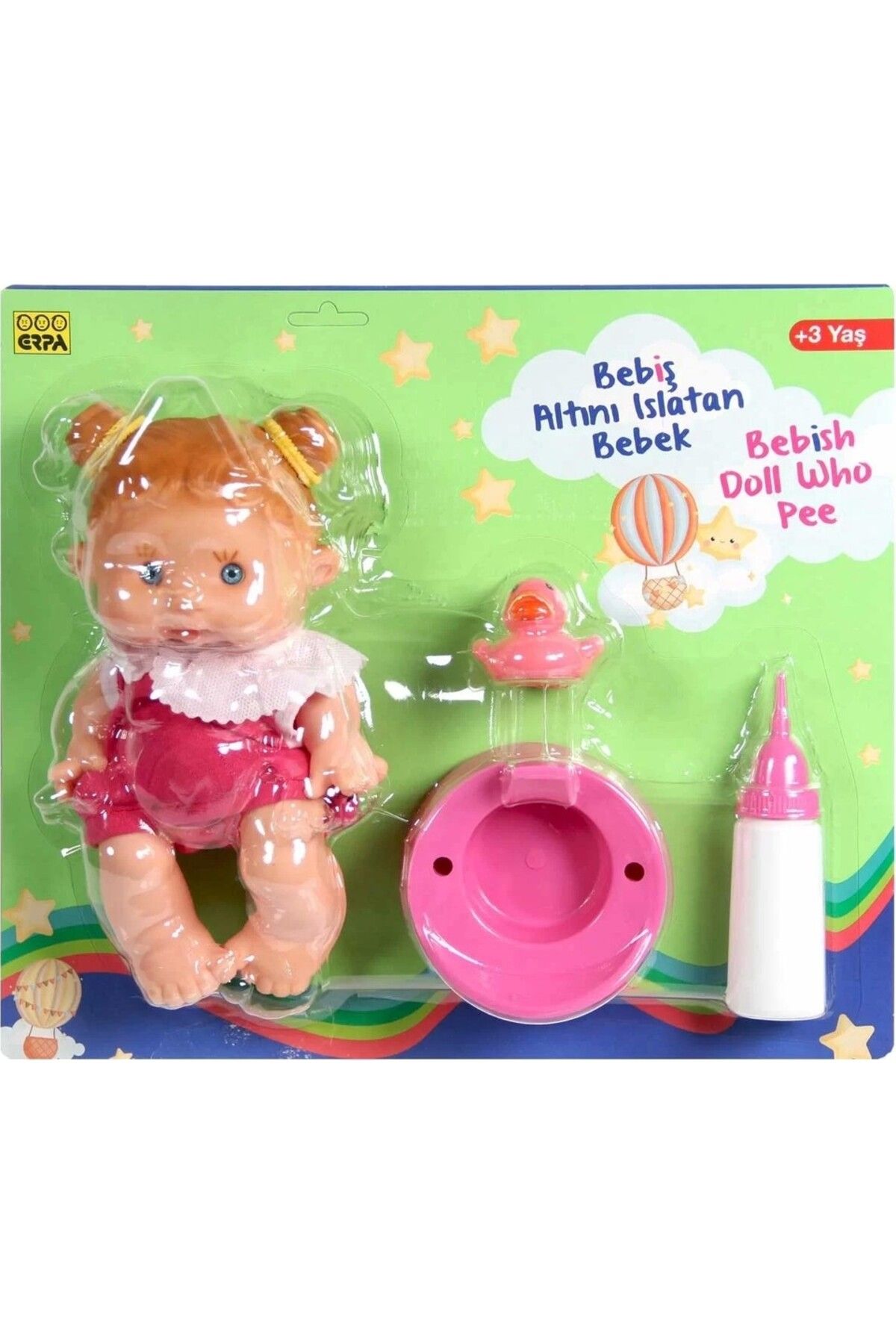 Erpa Oyuncak Bebiş biberonlu bebek Altını Islatan Bebek