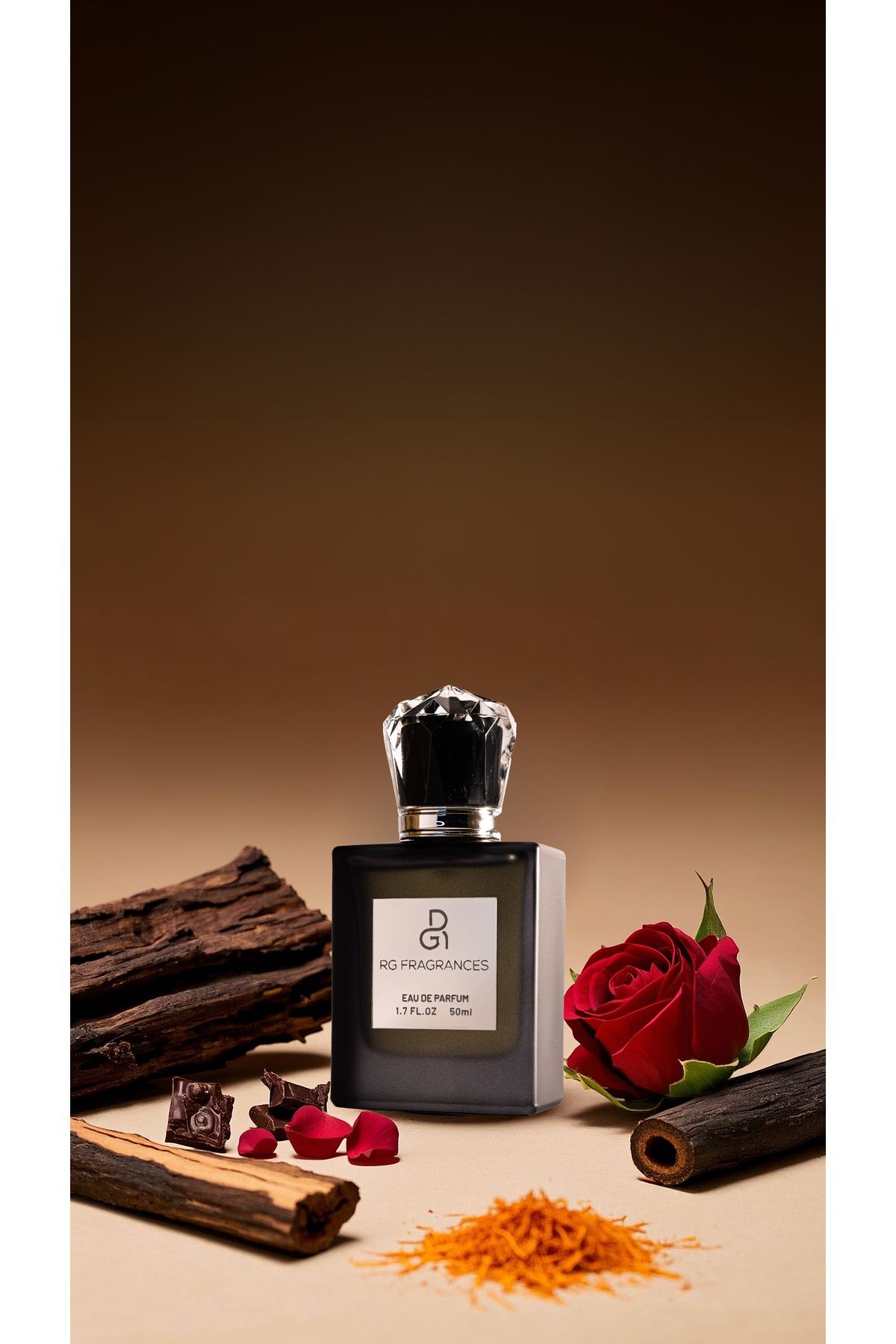 RG FRAGRANCES Maracuje Unisex Niche Parfüm Edp 50 ml (Çarkıfelek Meyvesi, Oud, Safran, Deri)