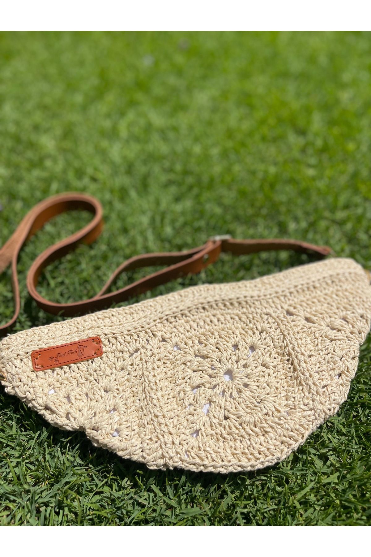Mayda accessorises Hasır Omuz Çantası