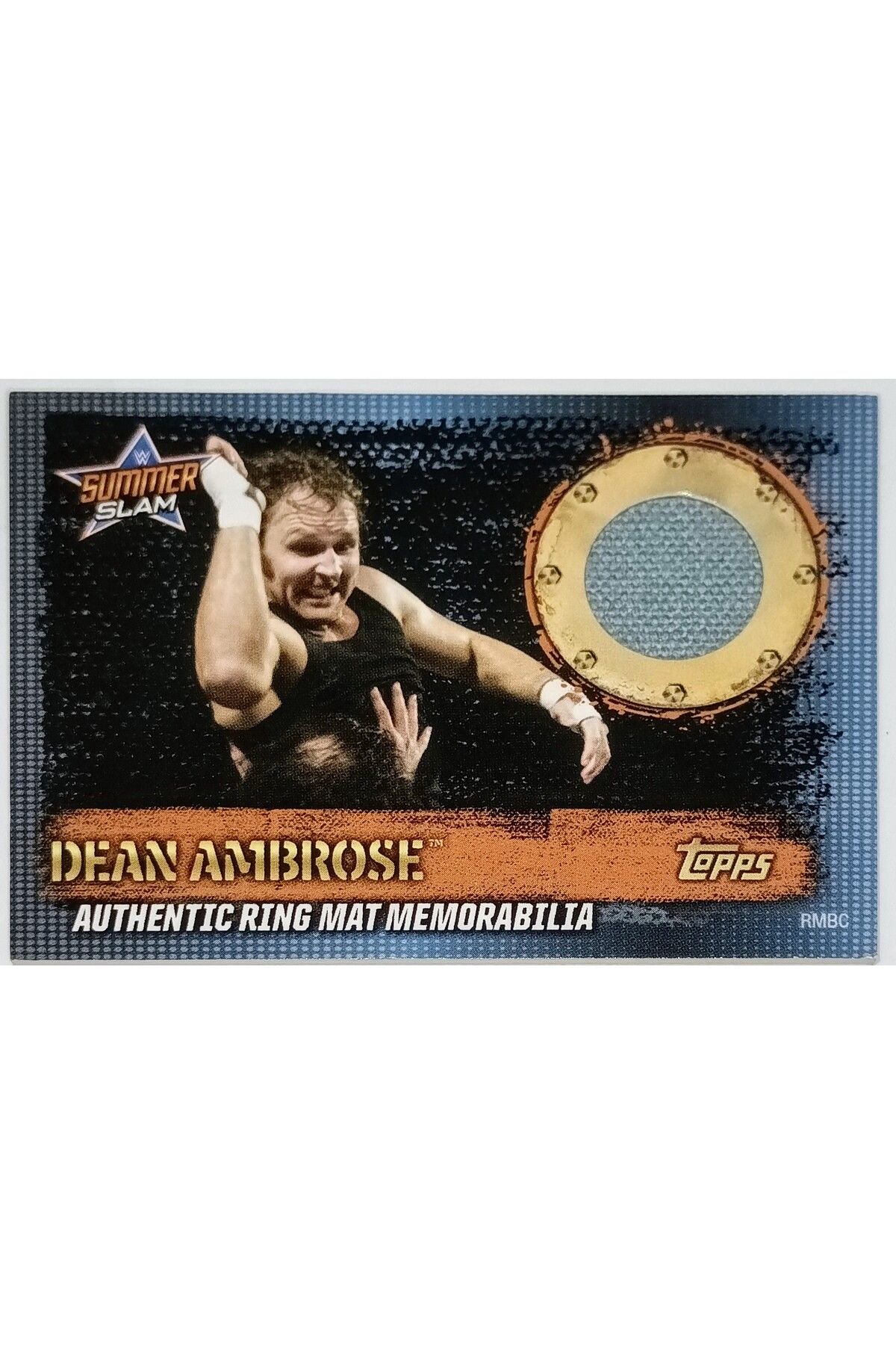 Topps WWE Slam Attax 10th MAT Relic Card DEAN AMBROSE Summerslam RMBC