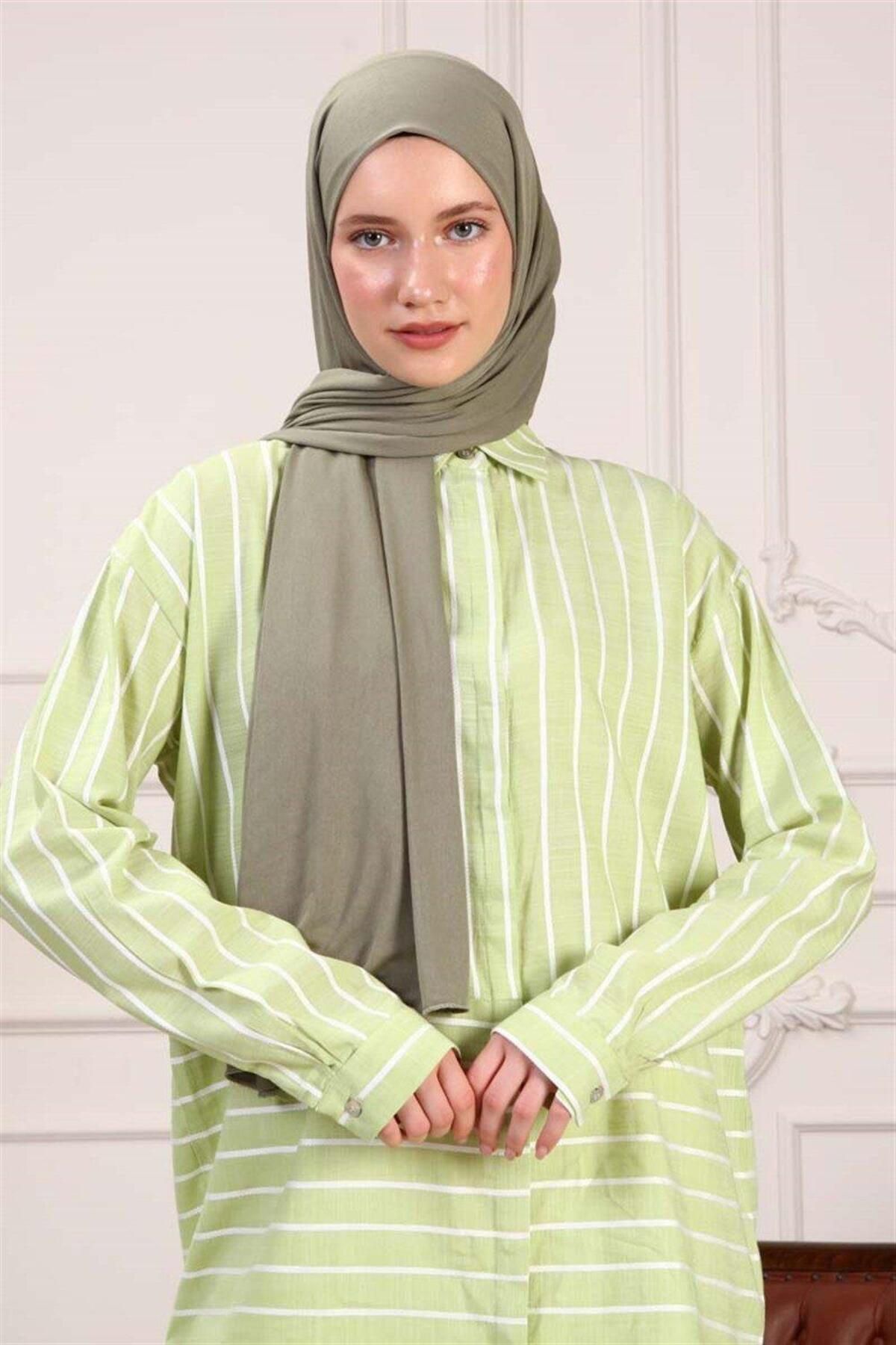 ALYOSHA FASHION Penye Şal Çağla