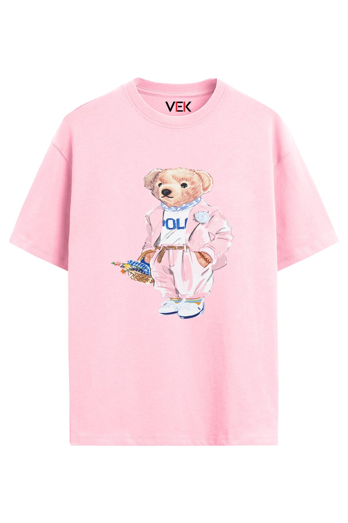 VEK Oversize T-Shirt Ayıcık