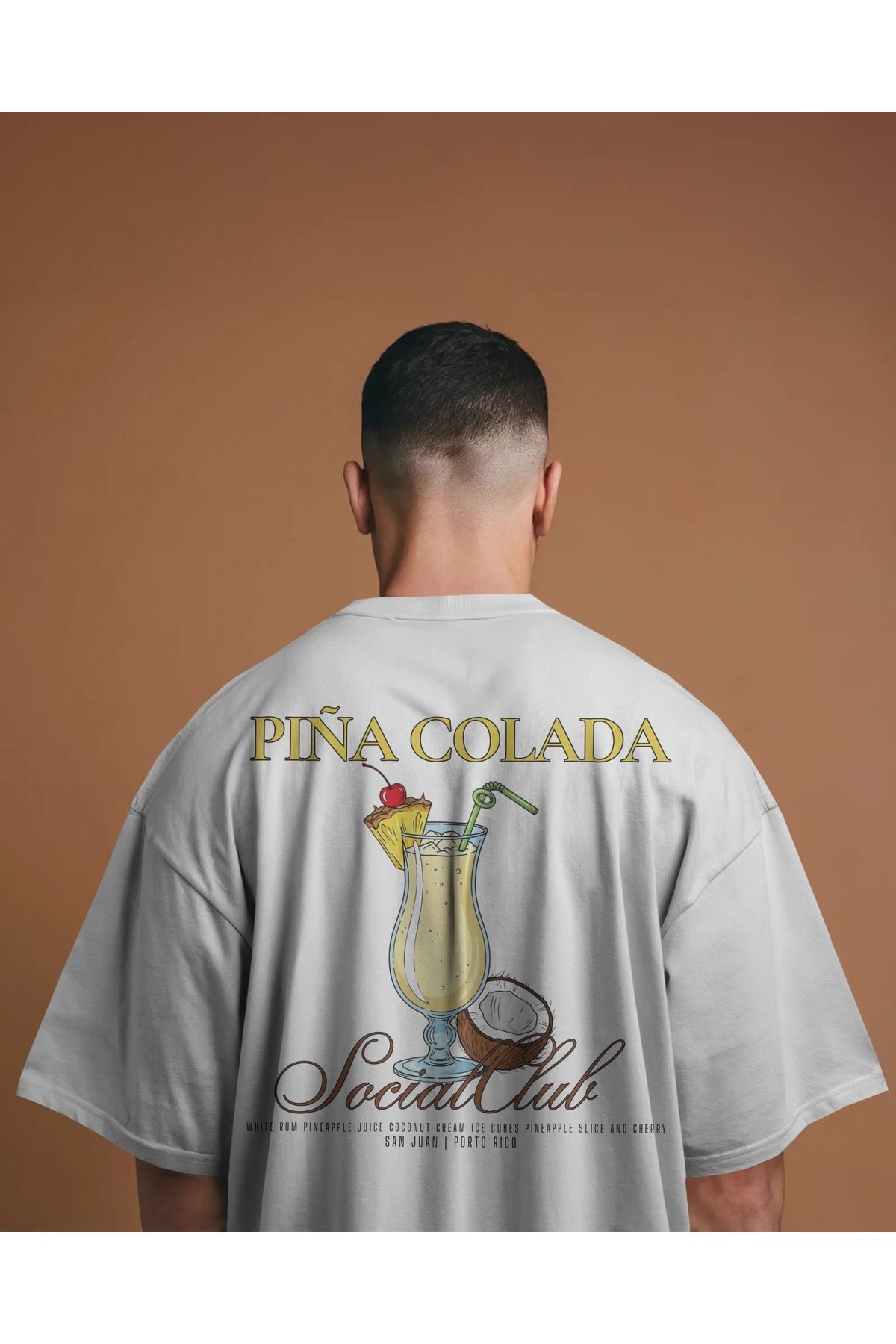 Etoile Studio Pina Colada - Oversize Tişört | Unisex Tişört | Rahat Kesim