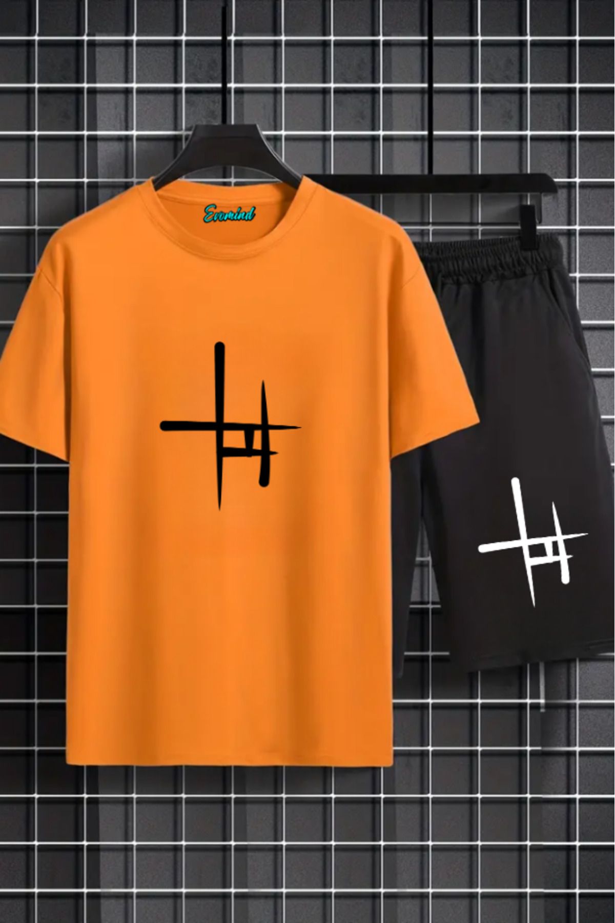 artı4 Artı Baskılı Unisex Şort T-shirt Takım