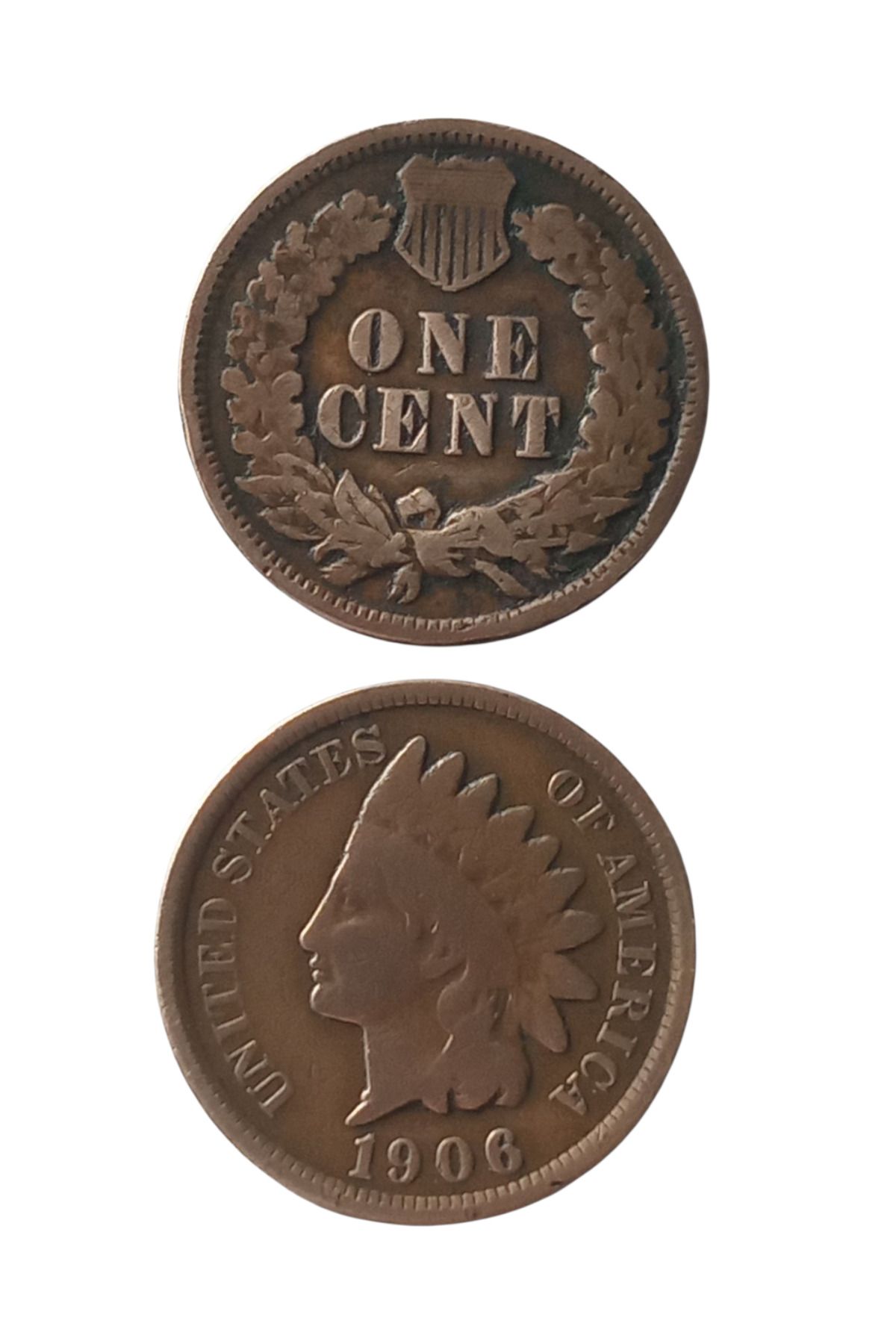 Yediotuz 1906 A.B.D 1 Cent Koleksiyon Yabancı Madeni Para Eski Para Antika Para Darpane Para Hobi