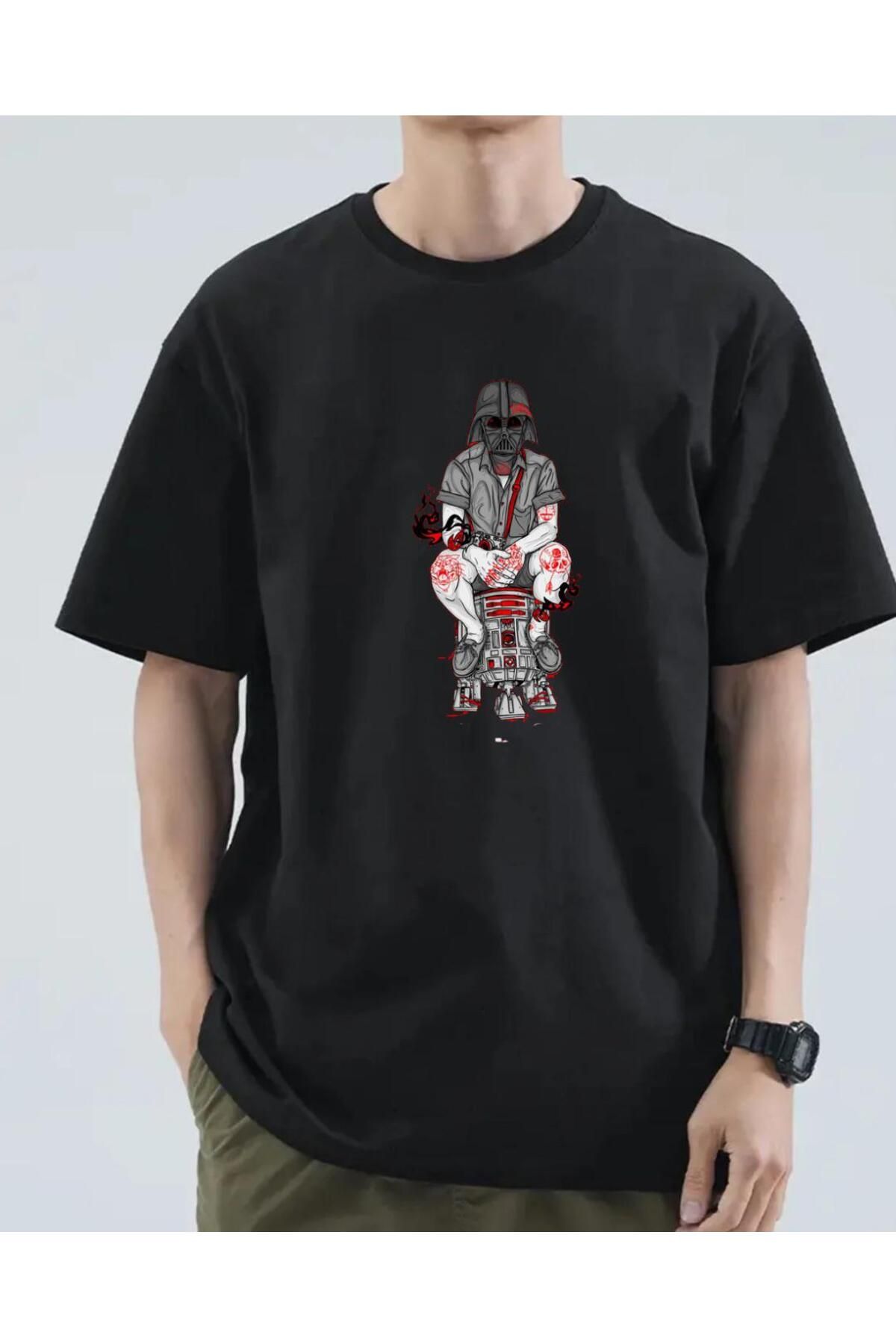 exans moda maske v1 Tasarım Baskılı Oversize Tişört