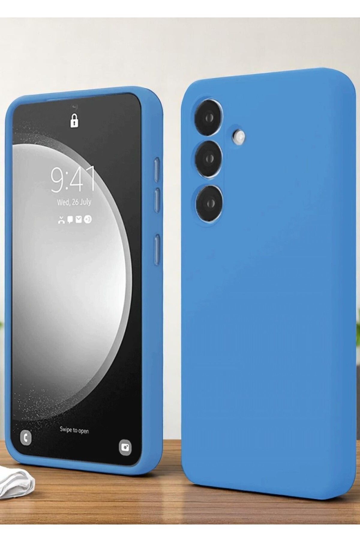AKSEFİZZ Samsung Galaxy A16 Uyumlu Kılıf Ince Sade Soft Tasarımlı Korumalı Kapak